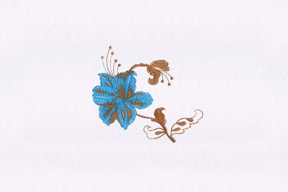 Cyan Flower Design: A Fresh Addition to Your Craft Fair
