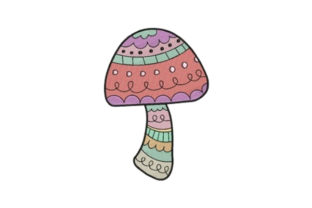 Decorated Mushroom: A Charming Addition for Seasonal Embroidery