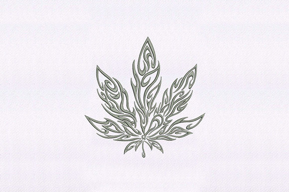 Marijuana Leaf Design: A Versatile Embroidery Choice