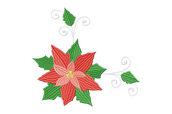 Poinsettia Ornament for Festive Embellishments