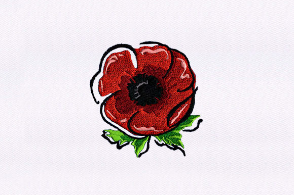 Red Poppy Flower: A Bold Addition for Apparel